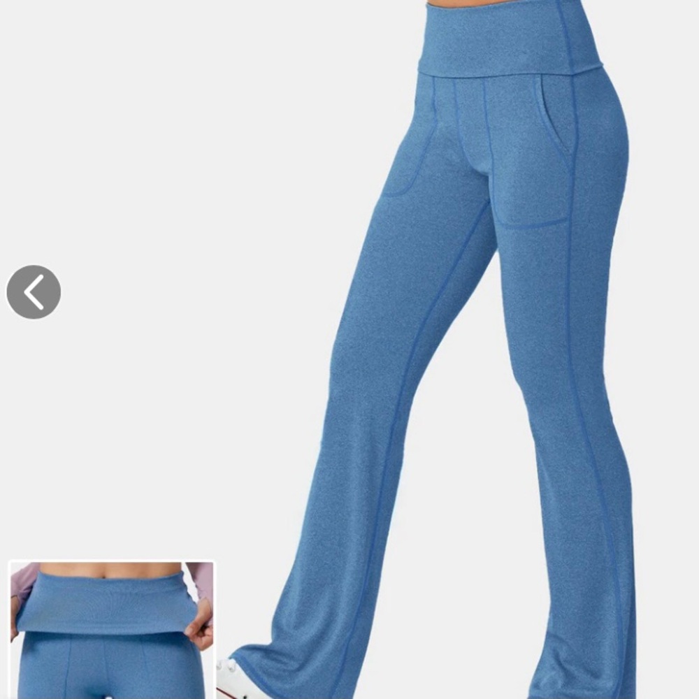 Halara wide leg pocket leggings